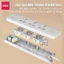 Ổ Cắm Điện Hồng Trắng Đen 2026 Deli Ổ Điện Đa Năng Chống Cháy Nổ Ổ Cắm Điện Có Dây 2500W Cổng Sạc USB/ TypeC