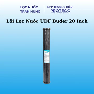 Lõi Lọc Nước Số 3 CTO Buder Taiwan 20 Inch - Lõi Lọc Than Hoạt Tính Dạng Nén Carbon Block Buder