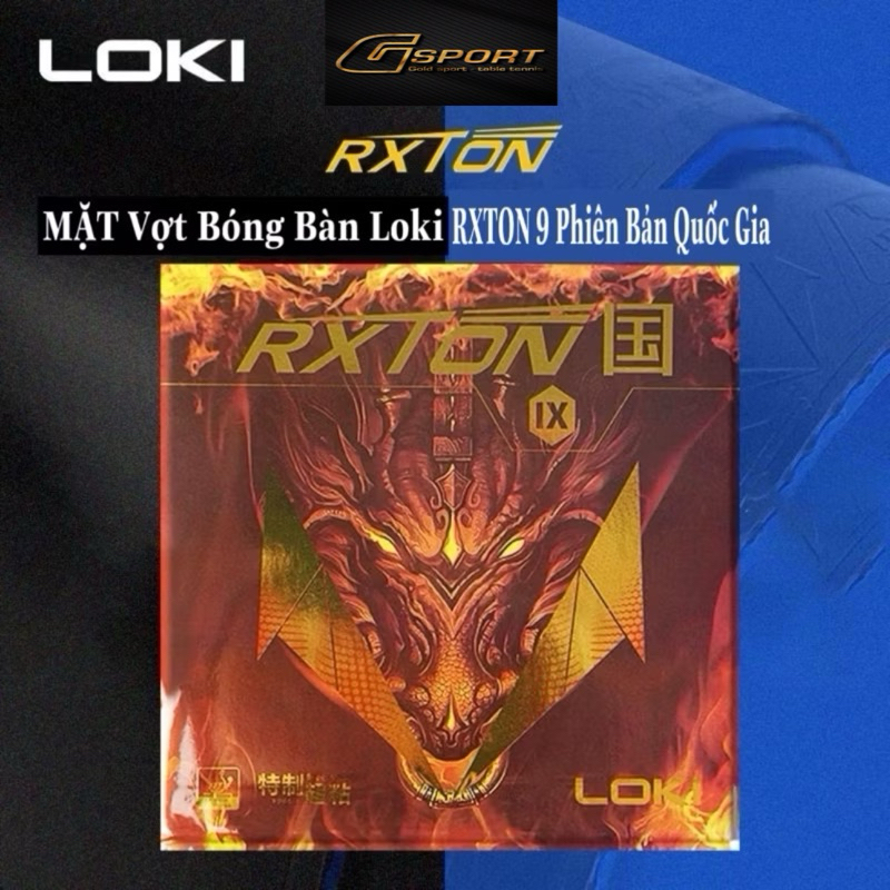 Mặt Vợt Bóng Bàn Loki RXTON 9 - Hàng Chính Hãng LOKI | Shopee Việt Nam