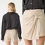 Quần short váy linen/ linen Stra* Cambo - dư xịn.