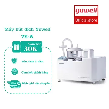 Máy hút dịch Yuwell 7E-A / B - Lực hút khỏe, an toàn cho trẻ , dễ sử dụng - Bảo hành 2 năm