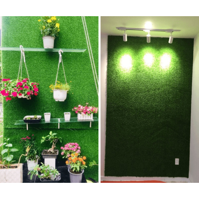Thảm cỏ nhân tạo 1.5cm, 4m² (2m x 2m) trải sự kiện, sân khấu và trang trí quán cà phê