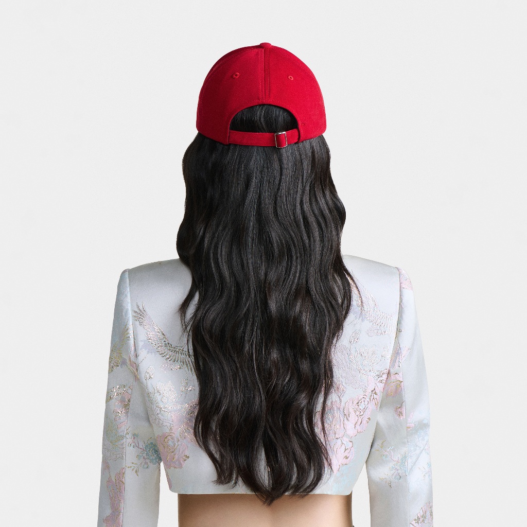 Ảnh DEAR JOSÉ - Nón lưỡi trai thêu nổi đính đá Magnetic Đỏ 2