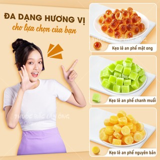 Combo kẹo lê an phế mix vị 100g, kẹo ngâm ho, chanh muối, mật ong, thanh nhiệt, giảm ho, tiêu đờm