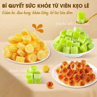 Combo kẹo lê an phế mix vị 100g, kẹo ngâm ho, chanh muối, mật ong, thanh nhiệt, giảm ho, tiêu đờm