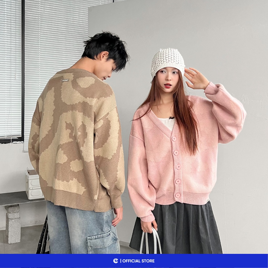 Áo khoác Cardigan unisex đôi len Local Brand Chính Hãng City Cycle Áo khoác Cardigan Willing
