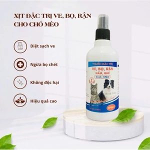 Xịt trị ve rận bọ chét cho Chó mèo