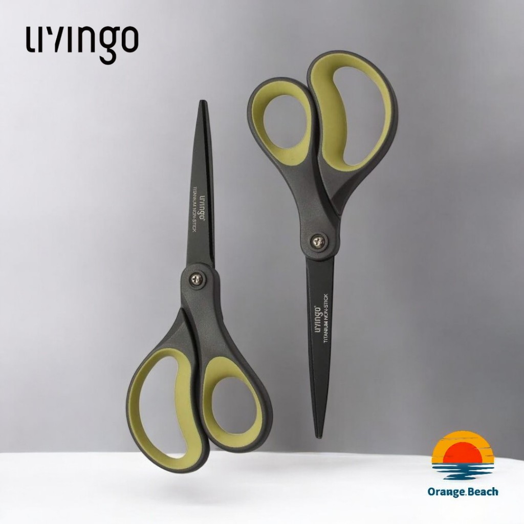 LIVINGO Kéo Titan 21cm / Bộ 2 Chống Dính / Chuyên Nghiệp