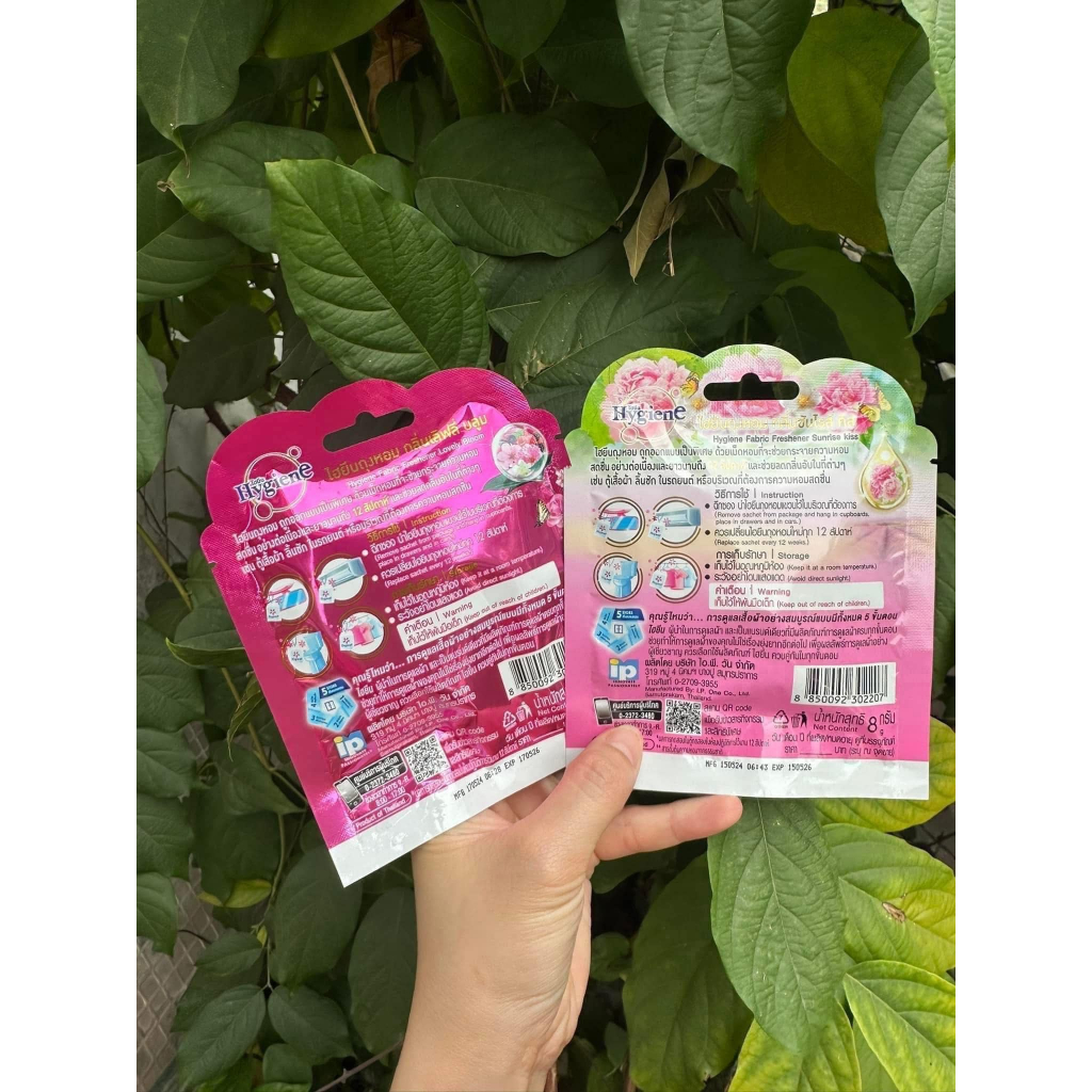 TÚI THƠM HYGIENE THÁI LAN LOẠI MỚI HƯƠNG THƠM NƯỚC HOA SANG CHẢNH