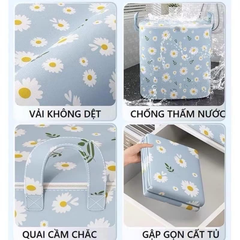TÚI ĐỰNG CHĂN HOA CÚC DUNG TÍCH 100 LÍT SIÊU TIỆN LỢI