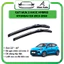Gạt Mưa xe ô tô Hyundai i10 2013-2024, Cần Gạt mưa 3 khúc Hybrid Silicone theo xe. Bộ 2 cần gạt móc chữ U