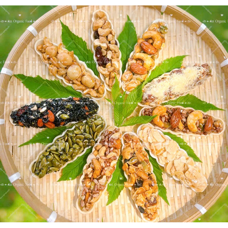 Thuyền ngũ cốc 10 loại ,Bánh ăn kiêng giảm cân,ăn chay không đường bánh ...