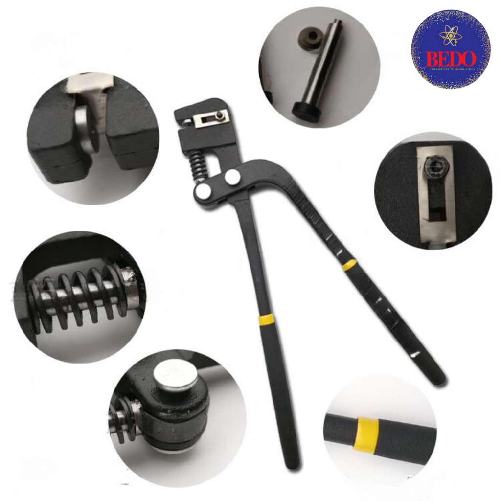 Kìm Đục Lỗ BEDO Thép Cao Cấp 12 Inch Lỗ 4.2mm Bấm Nhôm Tôn Inox Bền Chắc Chuyên Nghiệp
