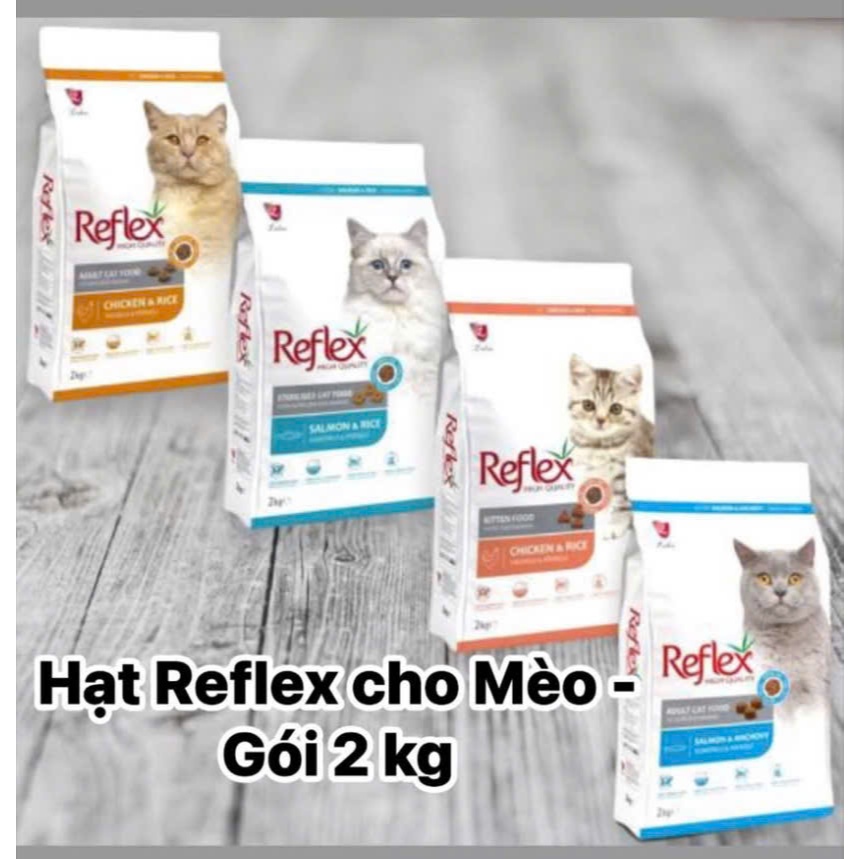 Hạt REFLEX Cho Mèo - Thức Ăn Cao Cấp Cho Mèo - Gói 2kg RPALL | Shopee ...