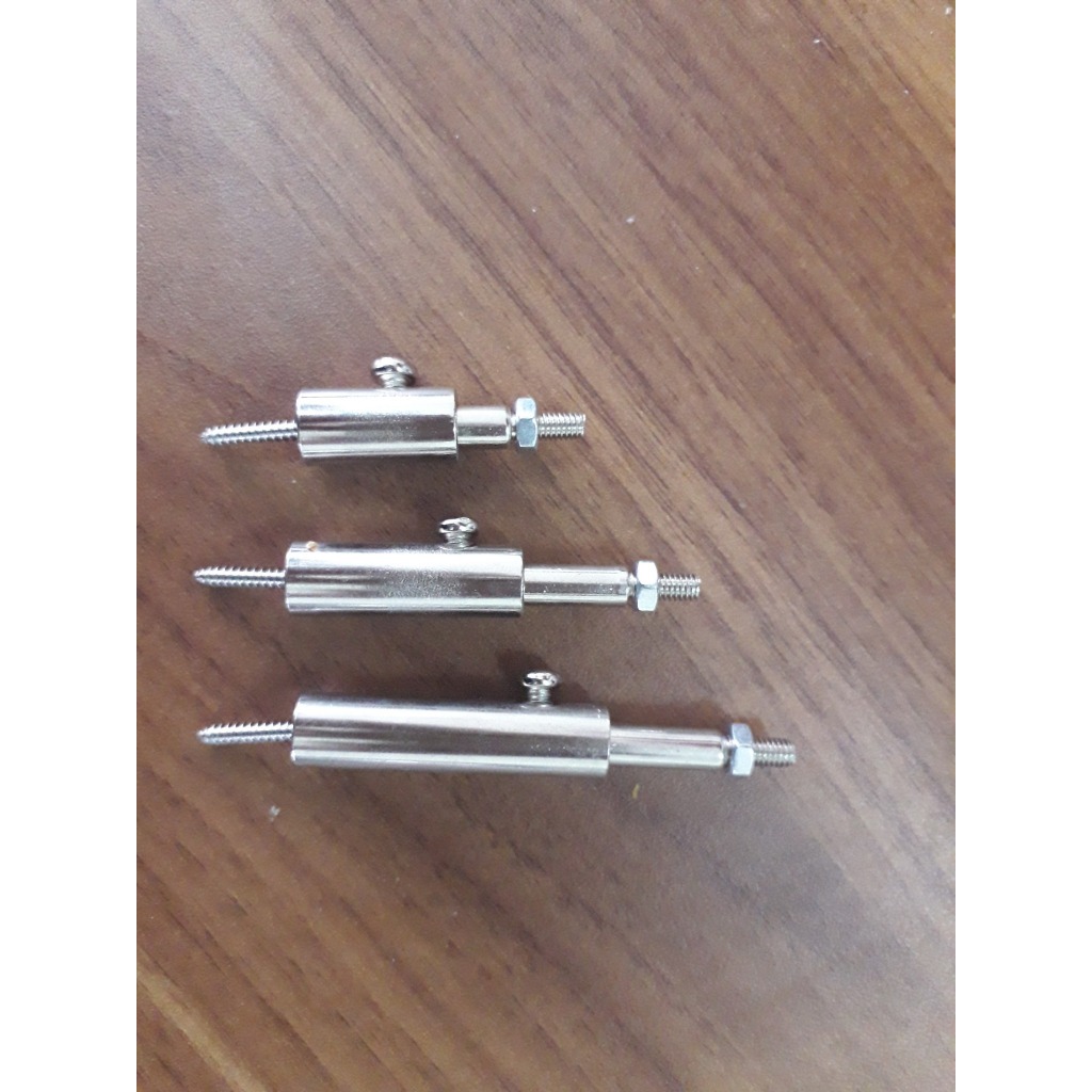 Combo 10 Ốc cách tường BEDO - Ke hắt LED, chân chữ nổi, phụ kiện gắn chữ mica inox alu quảng cáo chắc chắn