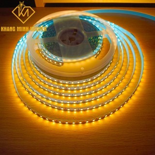 (Giá cả cuộn 10m)120 Led/mét Đèn LED dây dán 24V 2835 -trắng - vàng - trung tính, trang trí nội thất