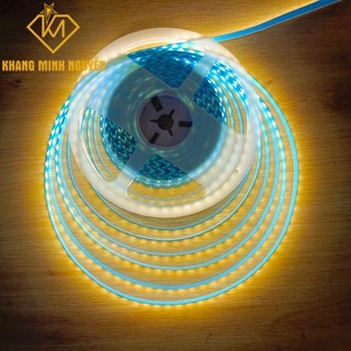 (Giá cả cuộn 10m)120 Led/mét Đèn LED dây dán 24V 2835 -trắng - vàng - trung tính, trang trí nội thất