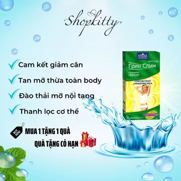 Trà giảm mỡ bụng Fitera đốt cháy mỡ bụng giảm béo thanh lọc cơ thể giảm thèm ăn giảm cân an toàn