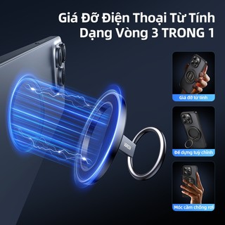 Giá đỡ vòng điện thoại từ tính Hợp kim kẽm Ugreen MagSafe có thể điều chỉnh Kẹp điện thoại