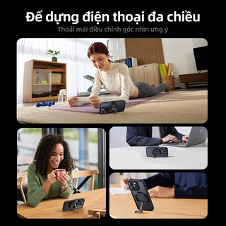 Giá đỡ vòng điện thoại từ tính Hợp kim kẽm Ugreen MagSafe có thể điều chỉnh Kẹp điện thoại