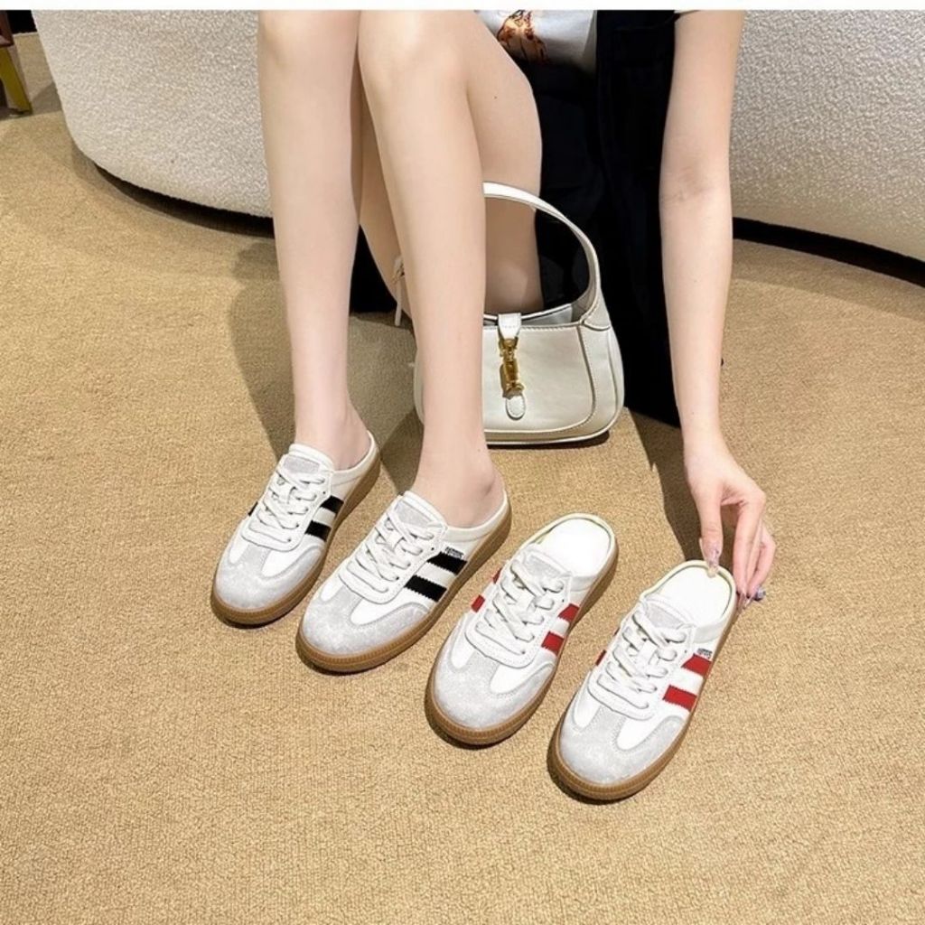 Sục Thể Thao 2 Vạch Nữ, Sục Nữ  Nhẹ Êm Thoáng Mát Phù Hợp Cho Mùa Hè N13 || AnshoesDynasty