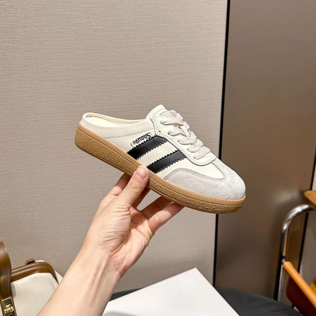 Sục Thể Thao 2 Vạch Nữ, Sục Nữ  Nhẹ Êm Thoáng Mát Phù Hợp Cho Mùa Hè N13 || AnshoesDynasty