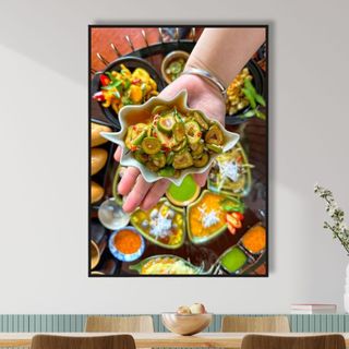 Tranh Canvas Treo Tường Quán Ốc BH95 Các Món Ốc - Tranh Decor, Trang Trí Quán Ốc, Quán Ăn Vặt Cao Cấp, Sắc Nét
