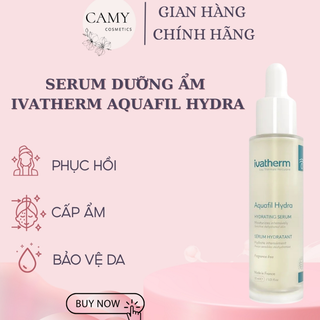 [công ty] Serum HA Ivatherm Aquafil Serum Cấp Nước Dưỡng Ẩm Cung Cấp Độ ...