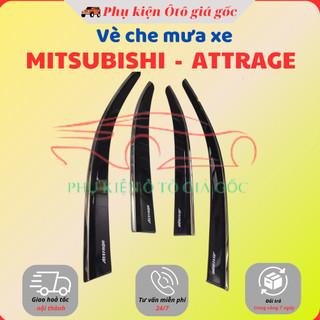 Vè che mưa xe Mitsubishi Attrage 2016 - HIỆN NAY - Chỉ INOX cao cấp nhất thị trường
