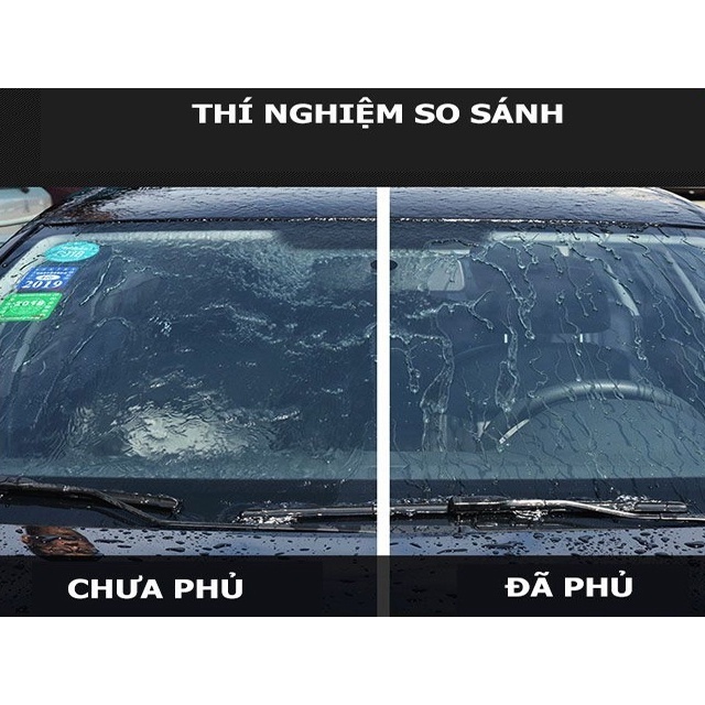 Chai xịt phủ nano chống bám nước trên kính xe ô tô an toàn lái xe trong mưa M97