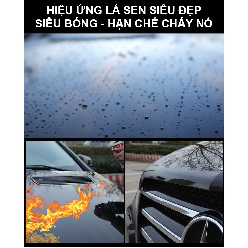 Chai xịt phủ nano chống bám nước trên kính xe ô tô an toàn lái xe trong mưa M97