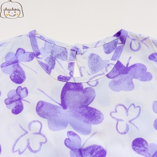 Váy Lanh bé gái, Đầm Lanh bé gái sát nách dáng suông ChuChoaKids [VBC26]