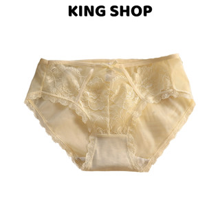 Combo 4 Quần Lót Nữ Cotton Ren Hoa Mềm Sexy Đính Nơ, Quần Chip Thoáng Đáy May 2 Lớp King Shop L-8809