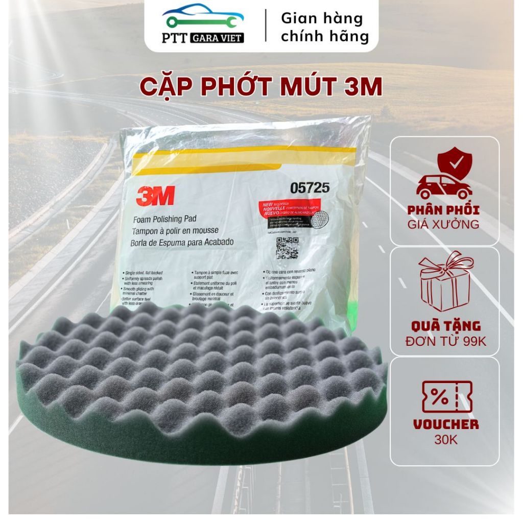 Cặp Phớt Mút 3M 05725 (1 Cặp – 2 Cái) – Phụ Kiện Làm Sạch, Đánh Bóng ...