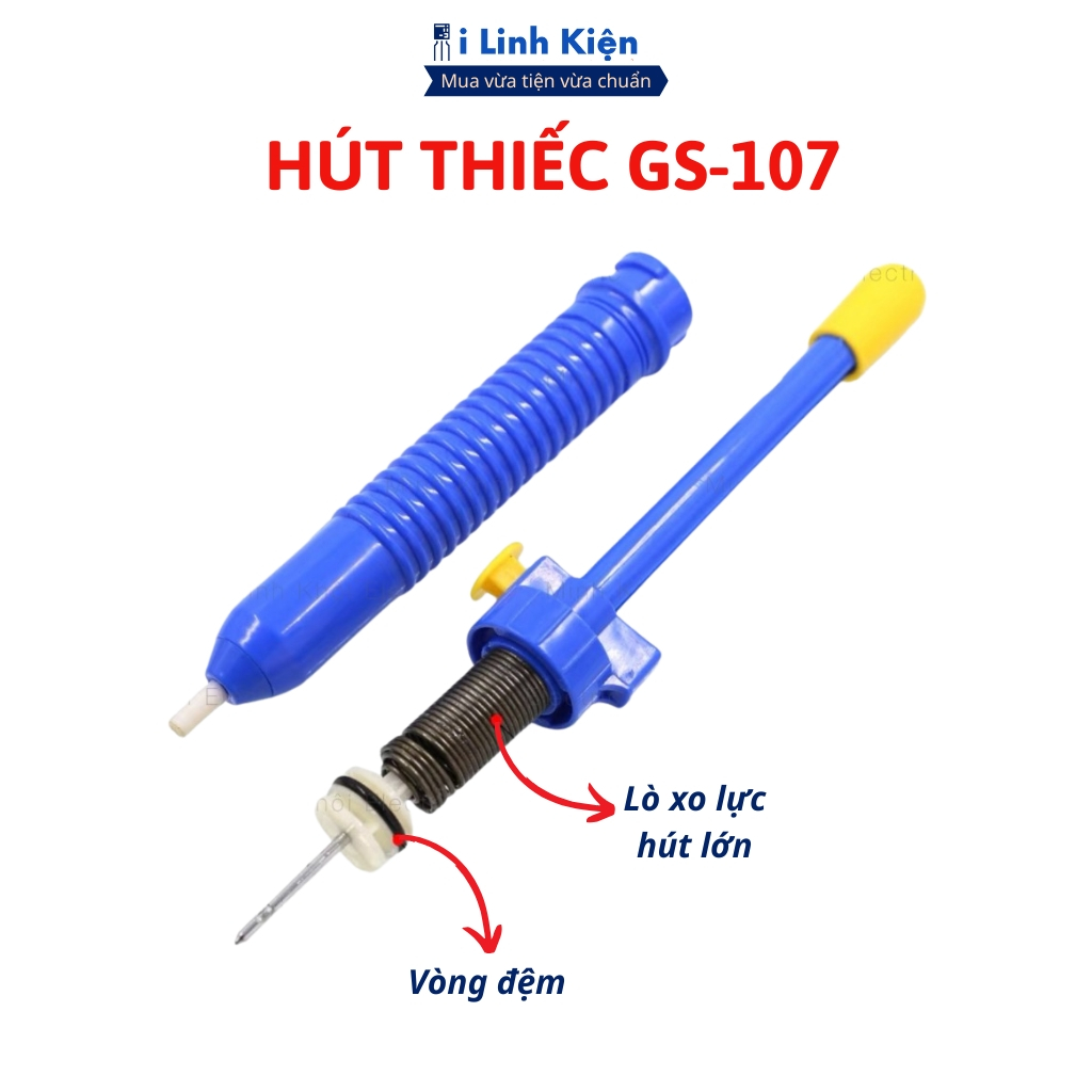 Hút thiếc hàn loại to GS-107 lực hút mạnh chất lượng tốt ilinhkien