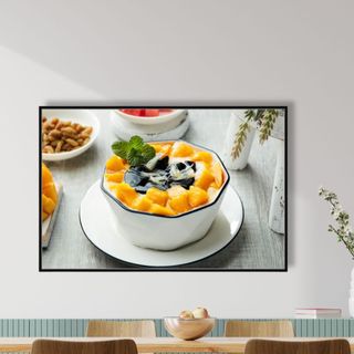 Tranh Canvas Treo Tường Quán Chè BH96 - Tranh Treo Trang Trí, Decor Quán, Nhà hàng Có Sẵn Khung Sắc Nét, Cao Cấp
