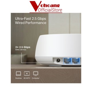 Hệ Thống Mesh WiFi 7 TP-Link Deco BE25 BE5000 Siêu Tốc Độ SmartHome 4K Streaming AI