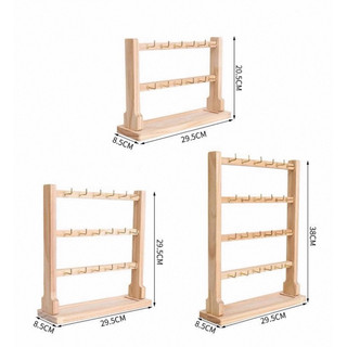 Dây chuyền Giá đỡ, Giá đựng đồ trang sức bông tai , có móc trưng bày vòng tay bằng gỗ