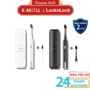 Bàn Chải Điện LocknLock Electric Toothbrush ENR386 2 Màu, 5 Chế Độ, Có Hộp Đựng - K-MALL