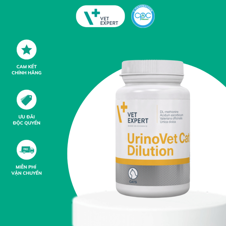 Vet Expert UrinovetCat Dilution hỗ trợ tiết niệu, sỏi struvite ở mèo Pet Love Premium