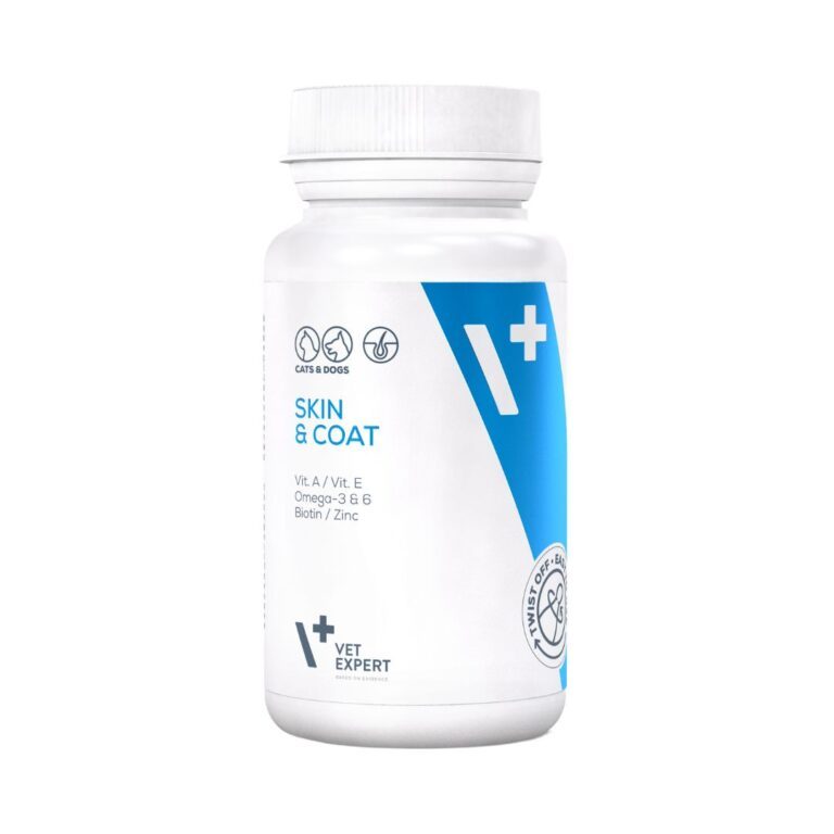 Viên hỗ trợ về lông da cho chó mèo Vet Expert VetoSkin Pet Love Premium