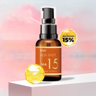 [HB GIFT] Tinh chất trẻ hóa da Meishoku Medi Shot NA15 Wrinkle Essence (1ml)