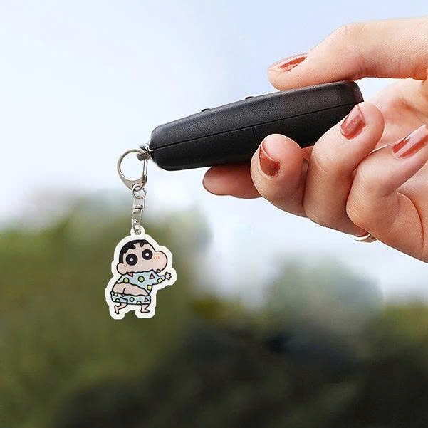 Móc Acrylic, Móc Khoá Hình Shin Cậu Bé Bút Chì Shin-chan In 2 Mặt Acrylic Trong Suốt Dễ Thương Làm Quà Tặng - SakuMai