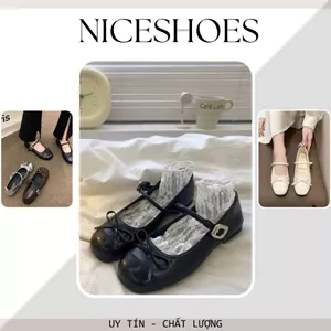 Giày Sục Búp Bê Nữ Lolita, Giày Đế Bằng Kiểu Giáng Độc Đáo Phong Cách Quý Tộc Dễ Phối Đồ Full Box || N02