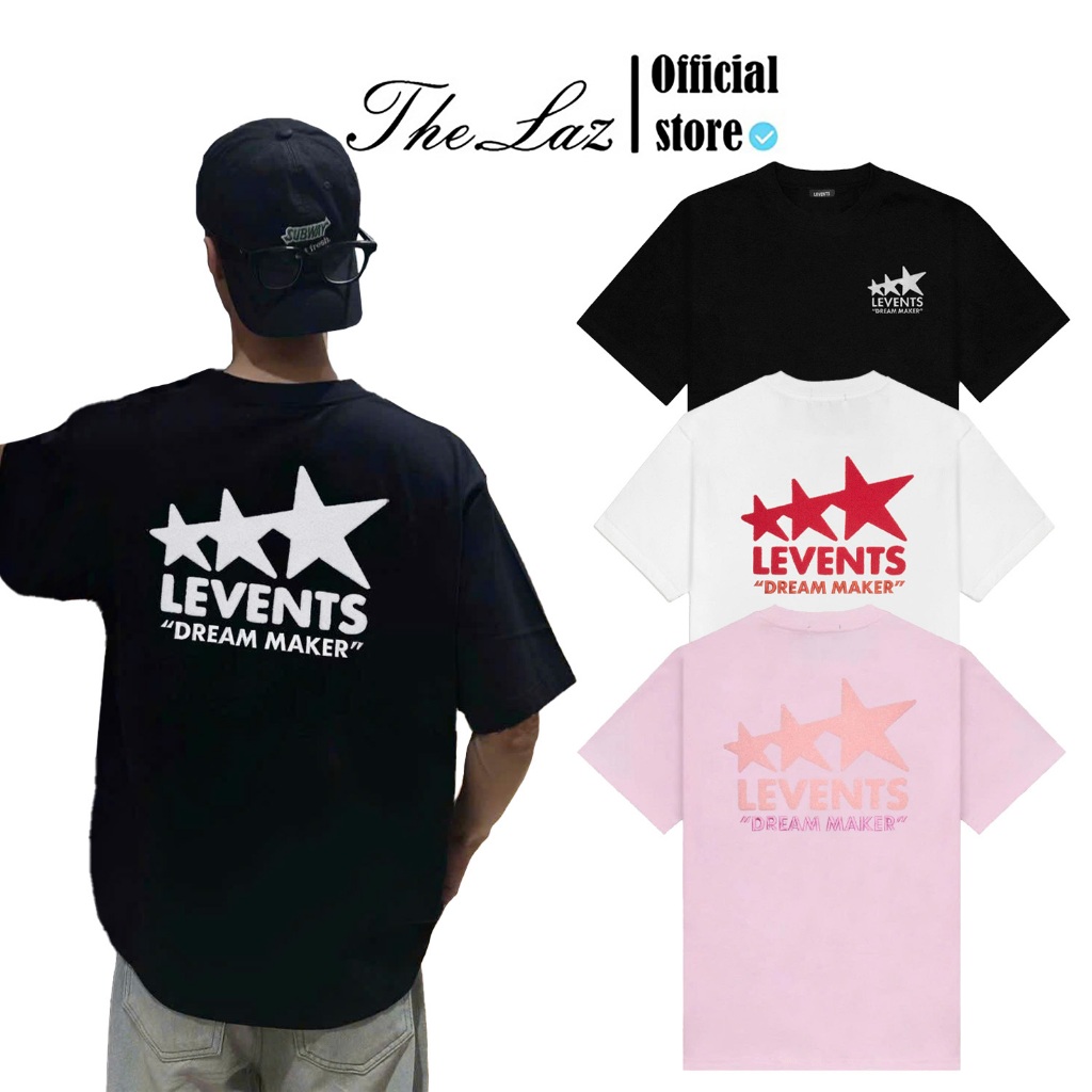 Áo Thun Levents Logo Thêu Xù - Áo Thun Nam Nữ Unisex, Chất Vải Cotton ...