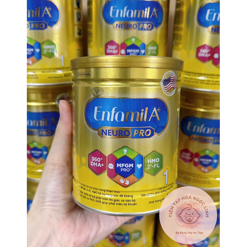 [MẪU MỚI] Sữa bột ENFAMIL A+ NEURO PRO (0-6 tháng tuổi) 400g
