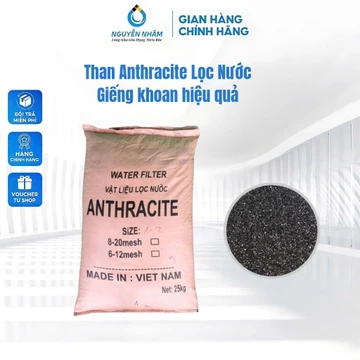 Than Anthracite - Vật Liệu Lọc Nước Giếng Khoan Hiệu Quả 1kg