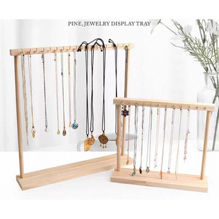 Kệ Gỗ Treo Trang Sức Đồng Hồ Đeo Tay Dây Chuyền bông tai Decor Trang Trí Để Bàn