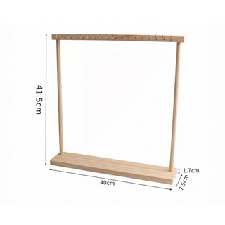 Kệ Gỗ Treo Trang Sức Đồng Hồ Đeo Tay Dây Chuyền bông tai Decor Trang Trí Để Bàn