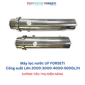 Máy lọc nước UF Dùng Lõi Lọc PVDF, Máy lọc nước đầu nguồn lọc nước sinh hoạt nước máy công suất Lớn 2000-3000-4000-5000L